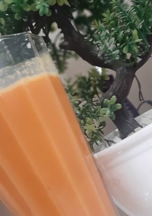 عکسی از دستور اسموتی طالبی، هویج و بستنی😋🤩