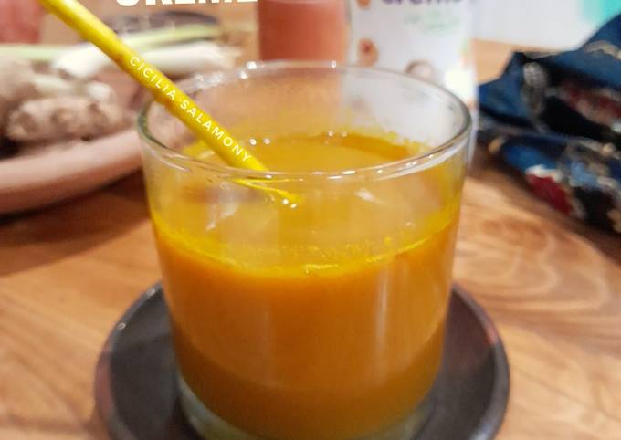 Ternyata ini loh! Resep bikin Wedang Kunyit Fiber Creme dijamin enak