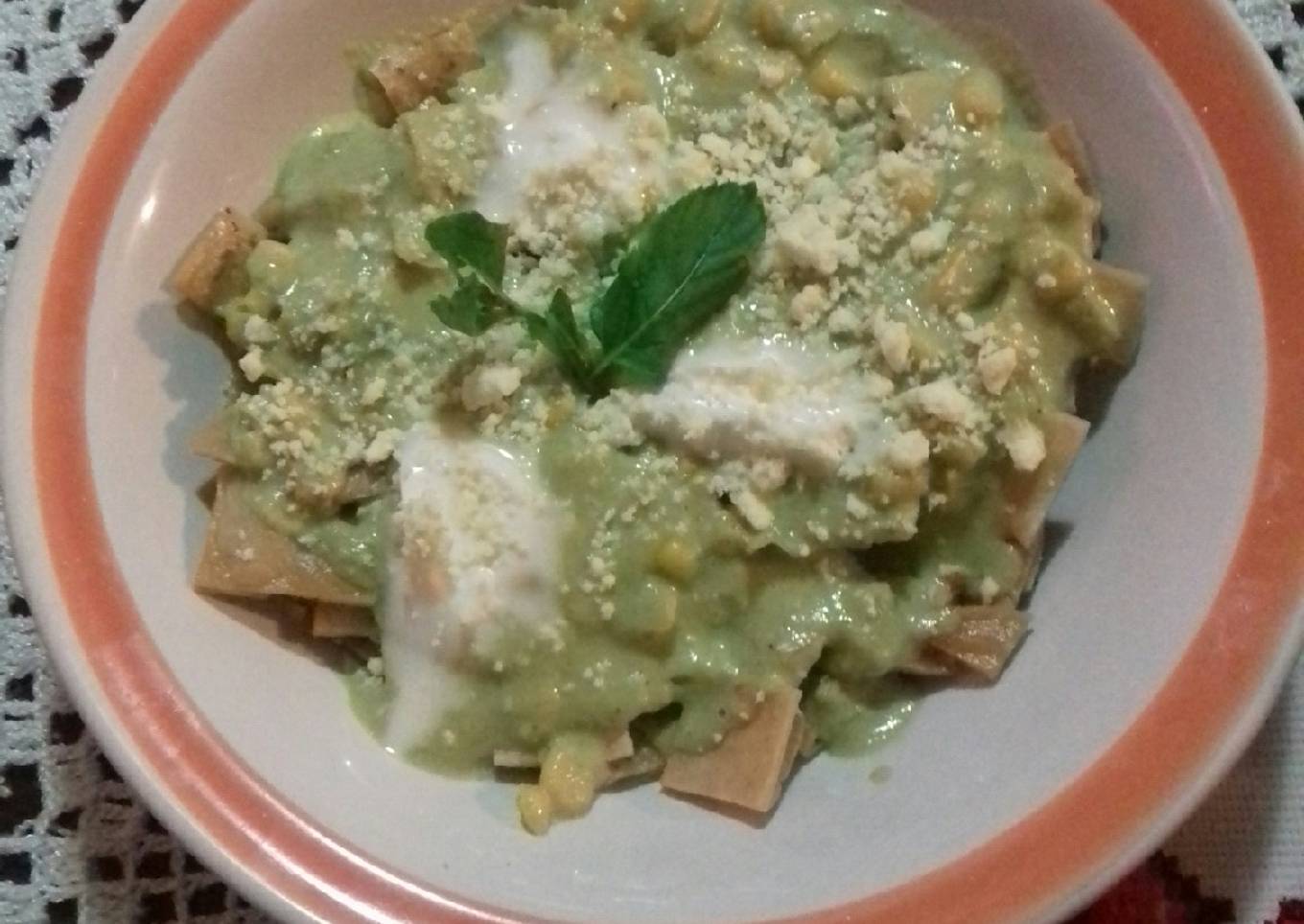 Chilaquiles poblanos