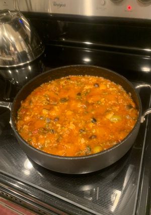 A picture of Eggplant Caponata.