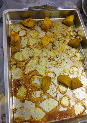 عکسی از دستور سيب زمينی توستری