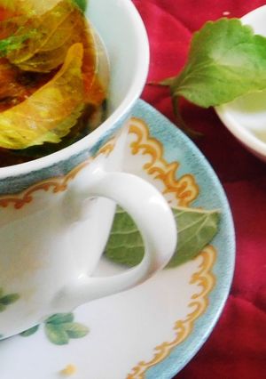 A picture of Aromatic spicy flavorful Rasam from Kerala.