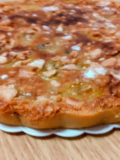 Una foto de Tarta de plátano y almendra