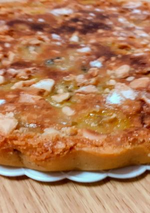 A picture of Banana and Almond Tart.