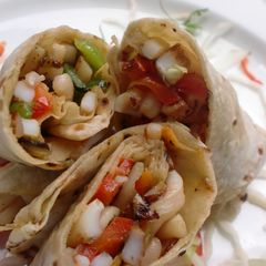 A picture of Kalamari rolls.