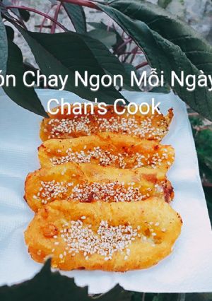 Hình của món Bánh chuối chiên.