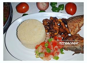 Une photo de Attiéké Poisson & Alloco