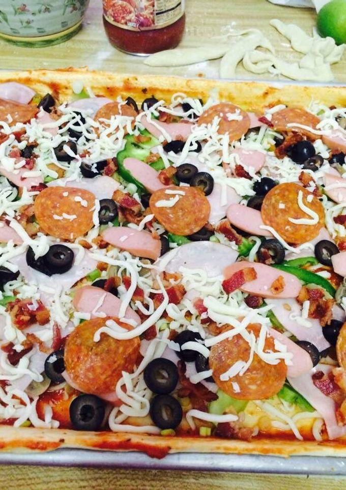 Una foto de Pizza Casera Tradicional