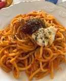 Espaguetis con pimiento