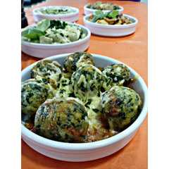 A picture of Malfatti de espinaca.