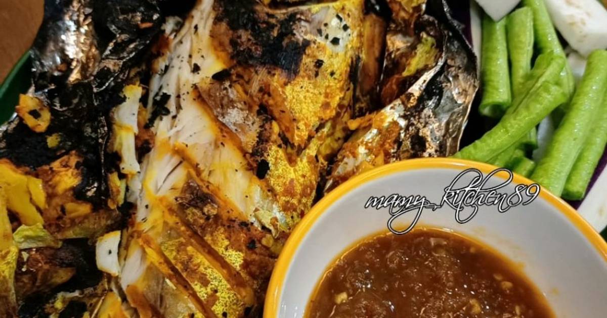 Resipi Ikan Aji Aji Bakar Mk89 Style oleh mamy_kitchen89 - Cookpad