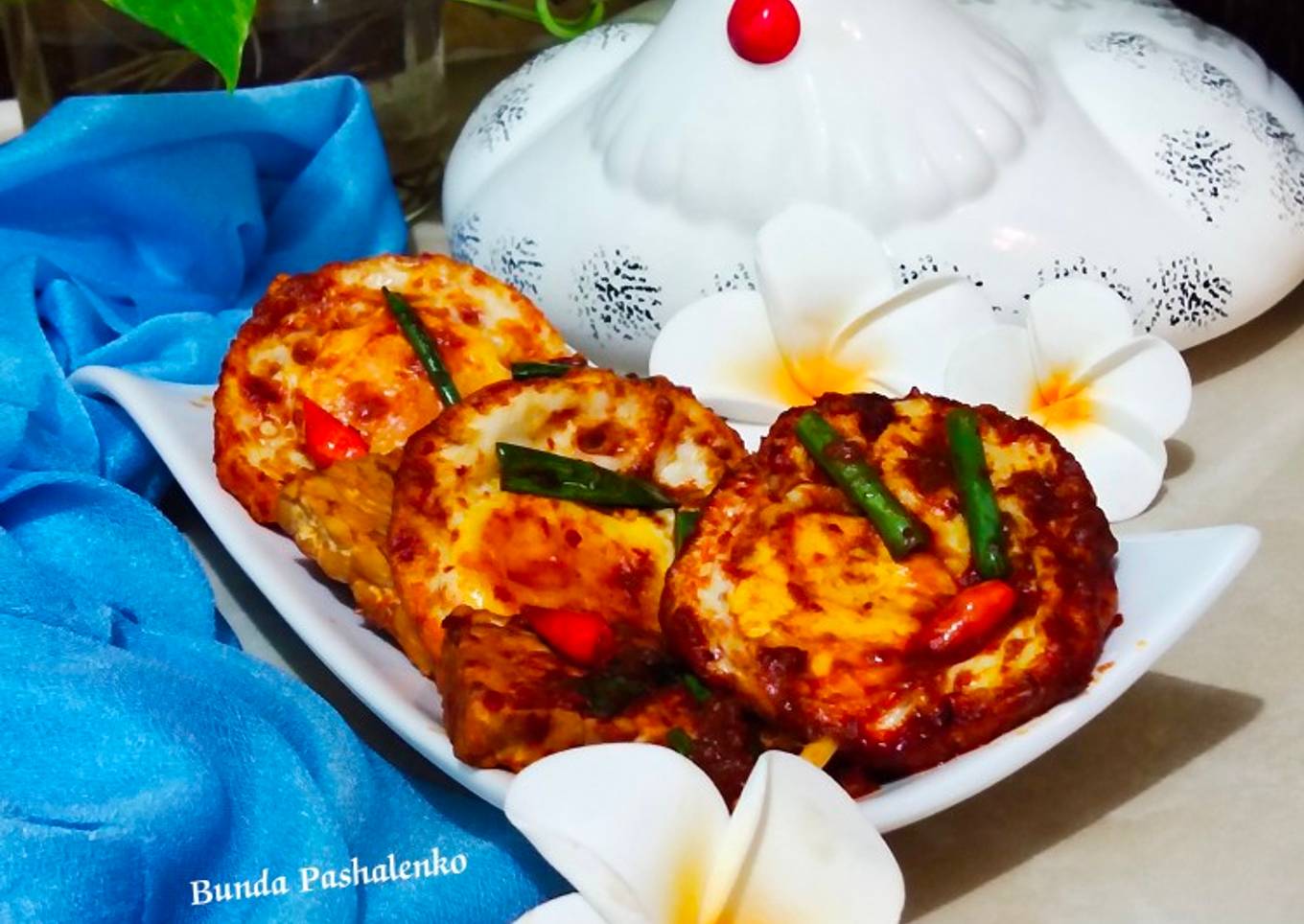 Telur Tempe Bumbu Rujak