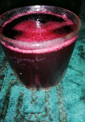صورة لوصفة عصير الشمندر 🍷