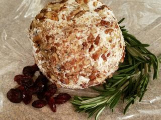 Cranberry & Rosemary Cheeseball