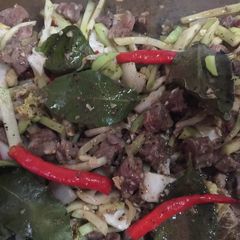 Beef black pepper A picture of Beef black pepper.