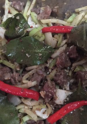 A picture of Beef black pepper.