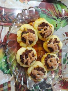 عکسی از دستور غذای حاضری - مانتی سیب زمینی