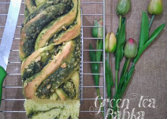 Cara Buat Green Tea Babka Wajib Dicoba