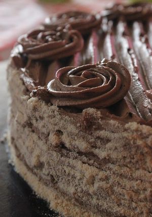 Csokitorta recept fotója