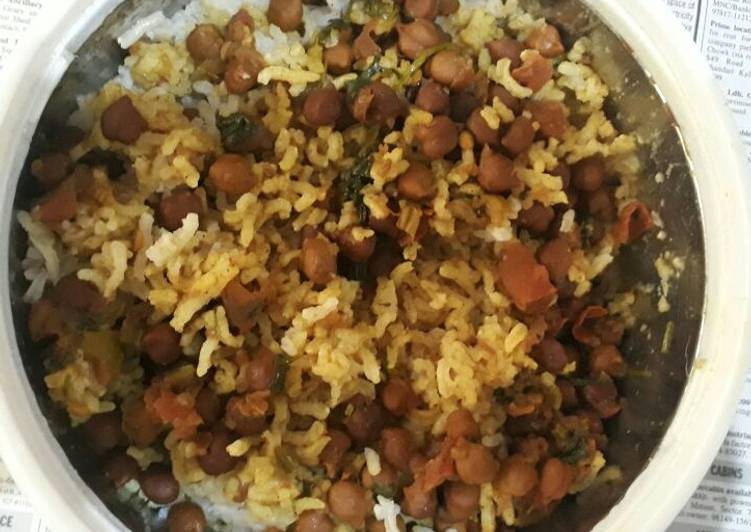 Recipe of Speedy Boil Rice with black Chane