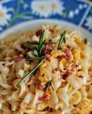 CARBONARA Con Chorizo Español, al Ajillo...!😋