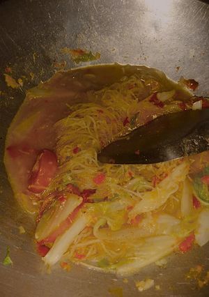 Foto resep Seblak Bihun Sawi Putih