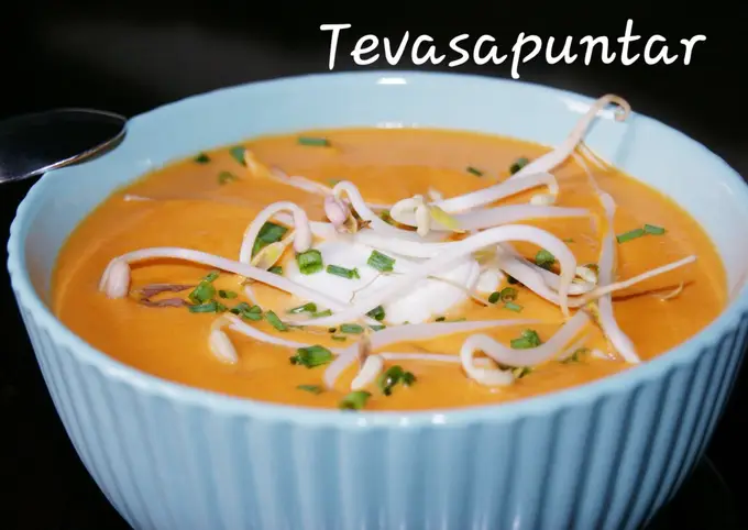 Receta Sopa de tomate 🍅🥥🍅🥥