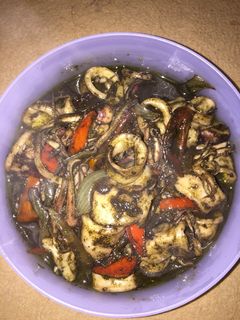 Foto resep Cumi pedas hitam manis