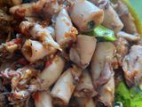 Cumi asin pedas daun jeruk