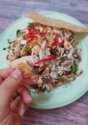 Hình của món Gỏi mít chay.