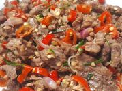 Gambar daging iris tipis saos tiram kecap