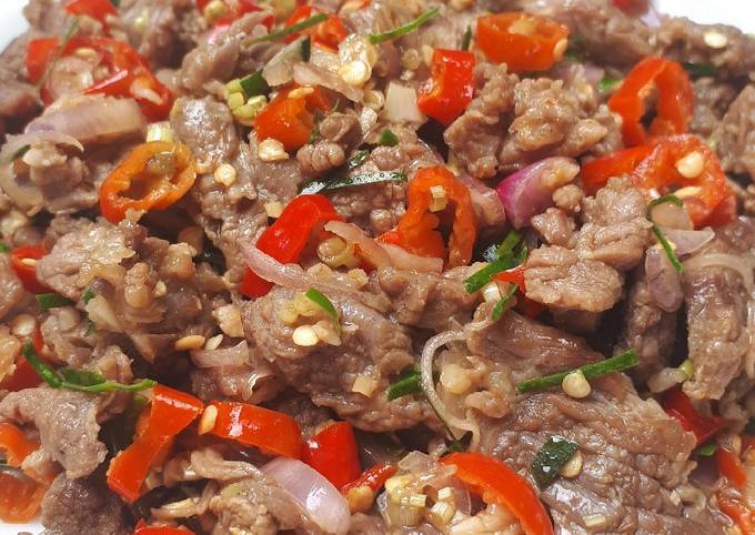 Slice Beef Sambal Matah "Super Endess"