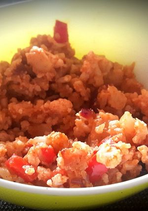 Una foto de Coliflor guisado