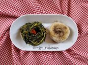 Una foto di cicoria ripassata
