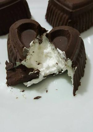 Una foto de San Valentín deliciosas cremocoas o ricarditos