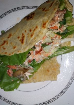 A picture of Oat shawarma (fitfam).