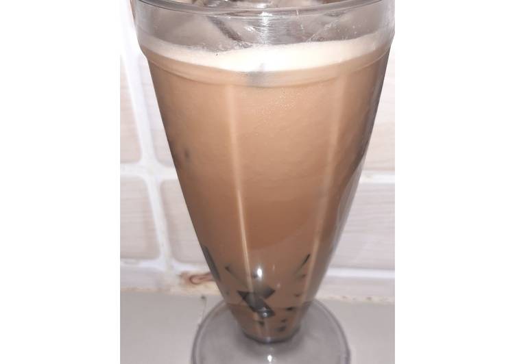 Resep Ice coffee jelly Anti Gagal