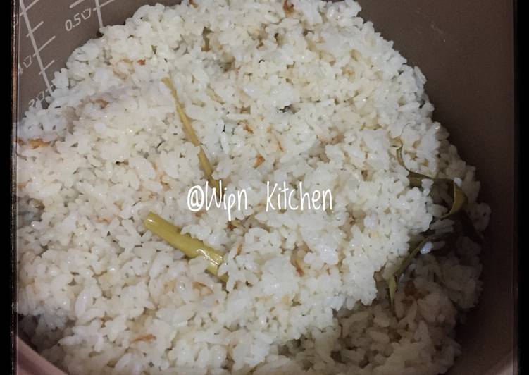 Nasi Uduk Santan Susu (Rice Cooker)
