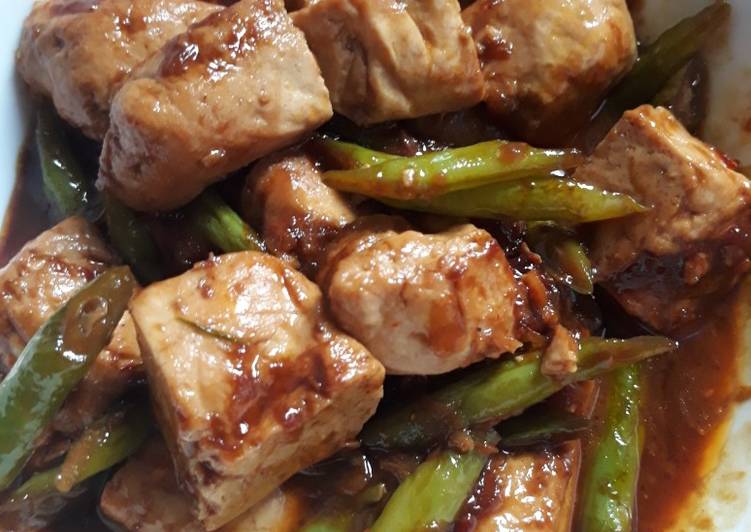 Tumis Tahu Buncis Pedas Manis