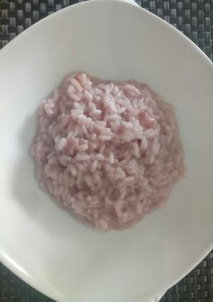 A picture of Strawberry Risotto.