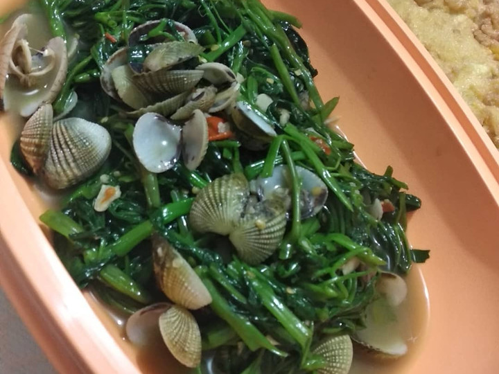 Resep Tumis kangkung kerang yang Sempurna