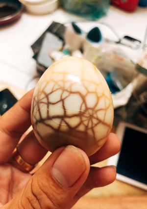 Hình của món Trứng gà nấu thảo mộc.