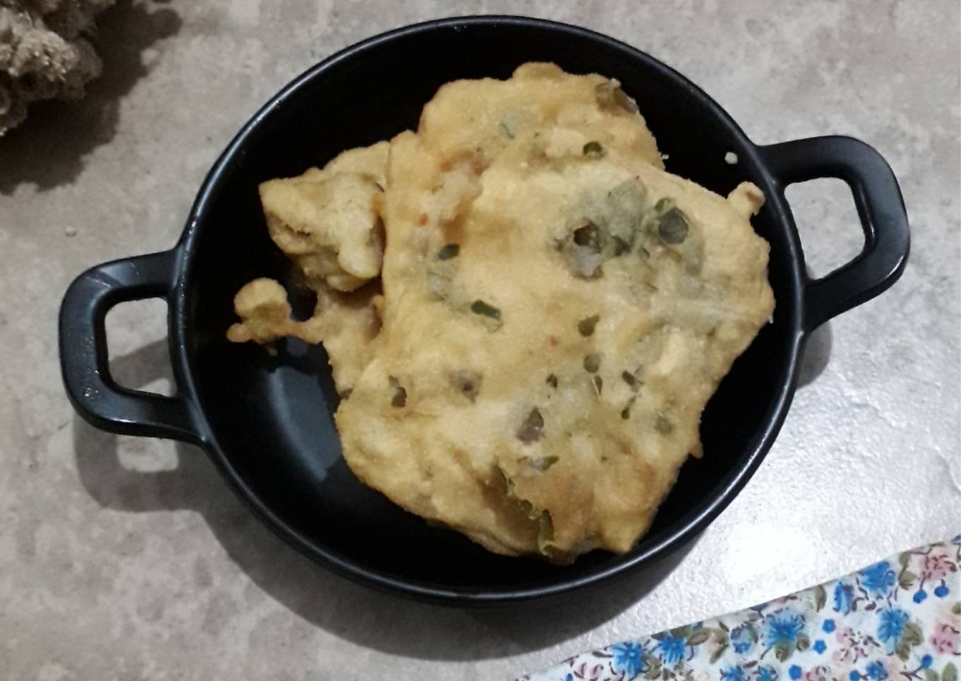 Tempe goreng daun jeruk