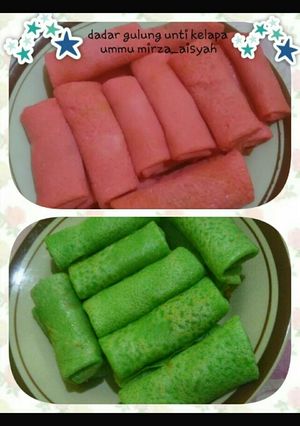 Foto resep Dadar gulung unti kelapa