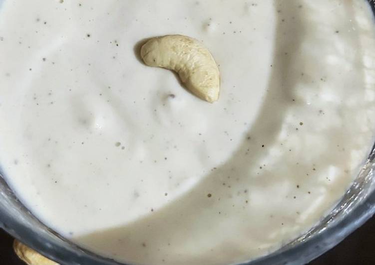 Recipe of Homemade Cashew Mayonnaise