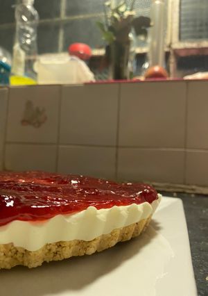 Una foto de Cheesake sin horno