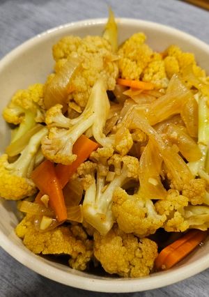 咖哩花椰菜 的食譜成品照片