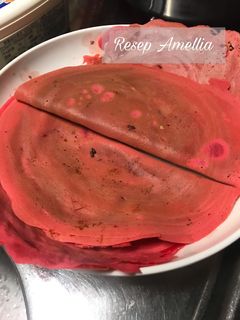 Foto resep Kue leker red velvet