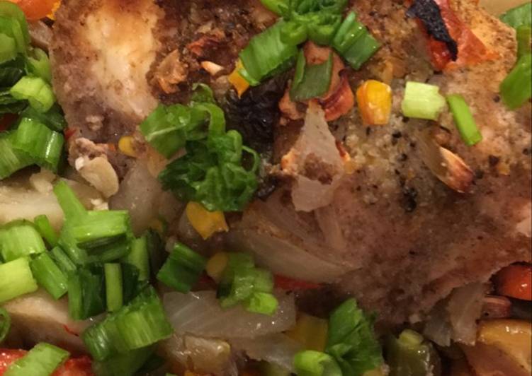 Easiest Way to Make Award-winning Roasted Chicken with Vegetables