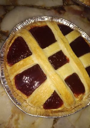 Una foto de Pasta frola de membrillo